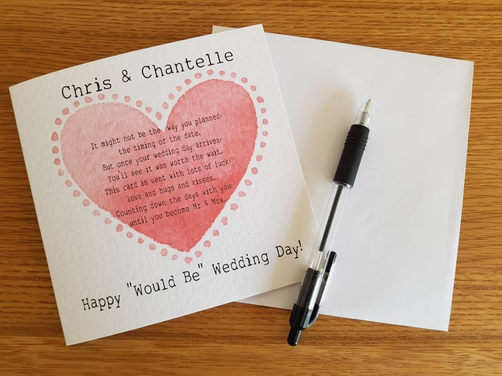 Would Be Wedding Day Card