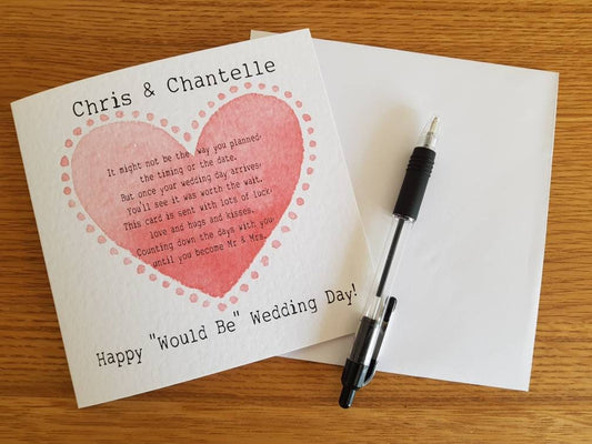 Would Be Wedding Day Card