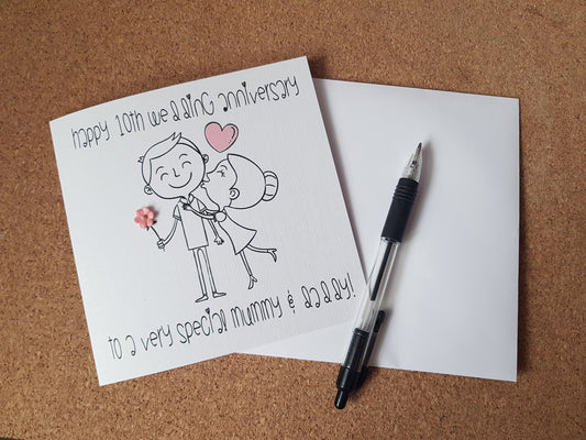 Personalised Anniversary Card