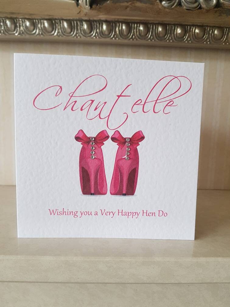 Personalised Hen Party Card