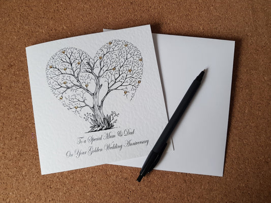 Personalised Anniversary Card