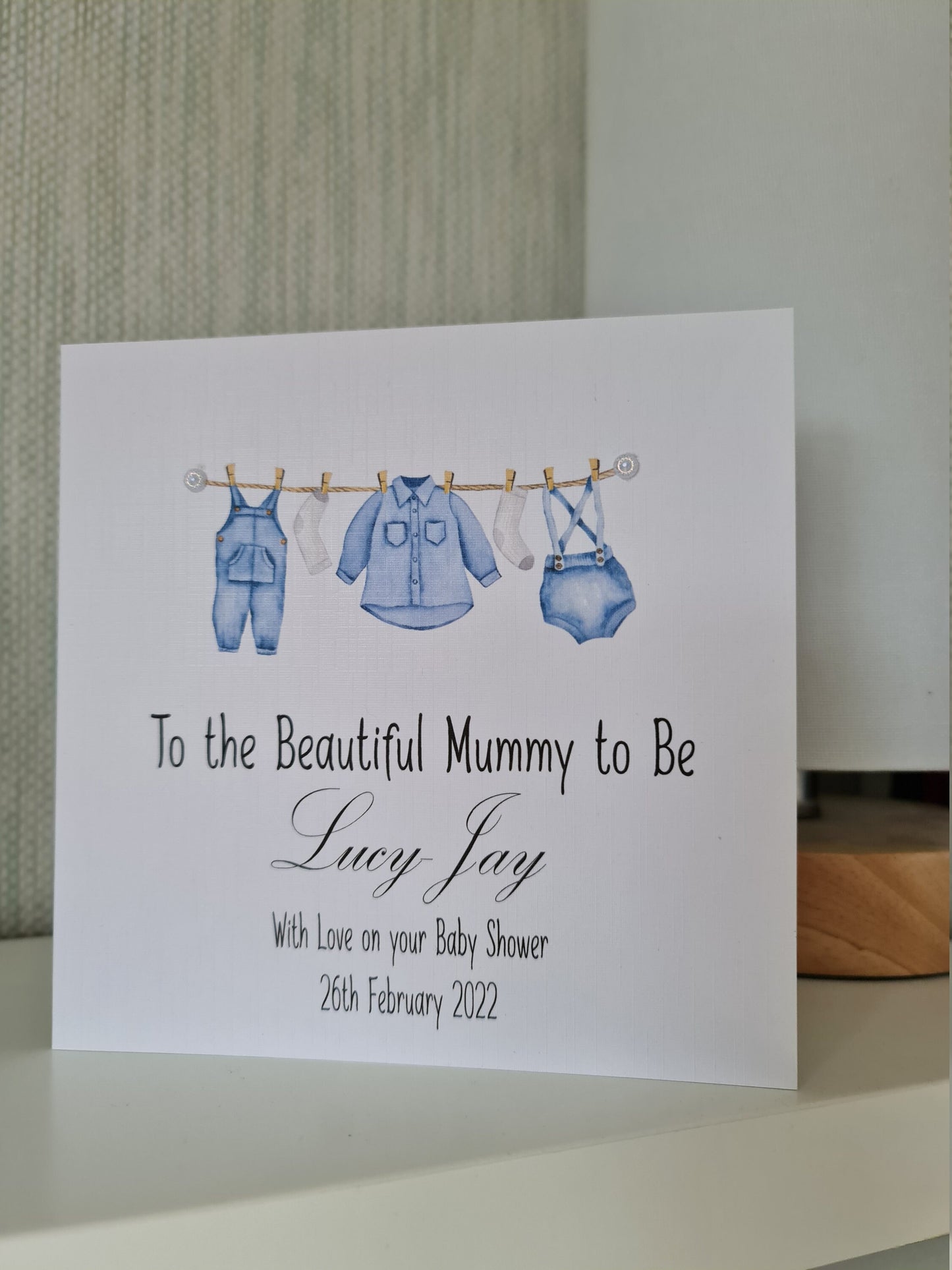 Personalised Baby Shower Card
