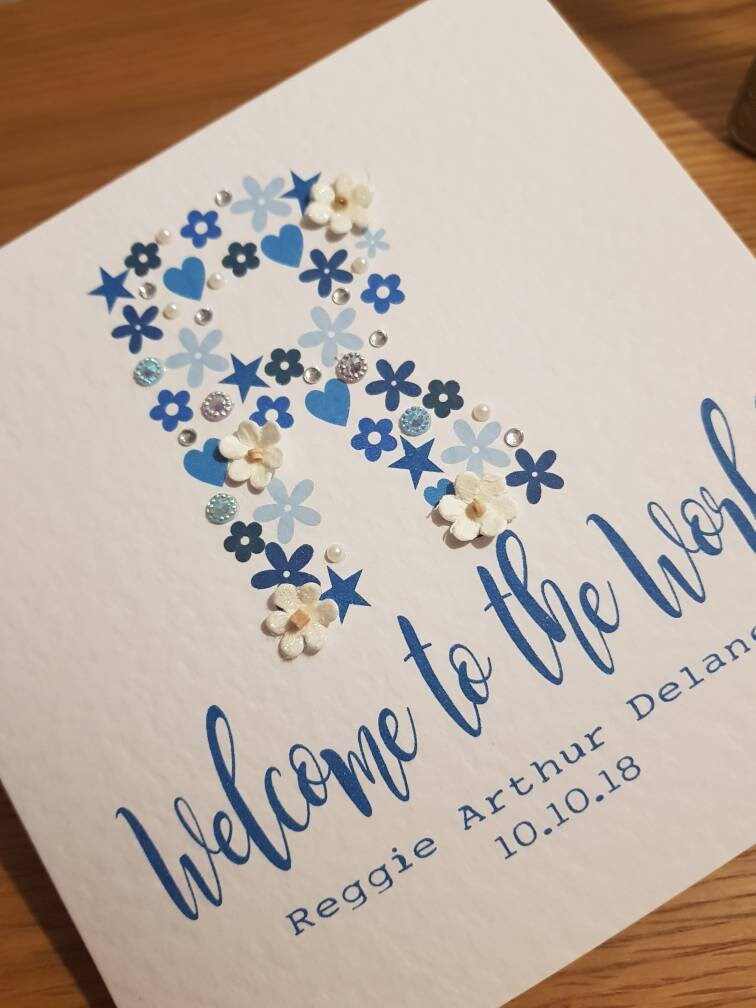 Personalised New Baby Card