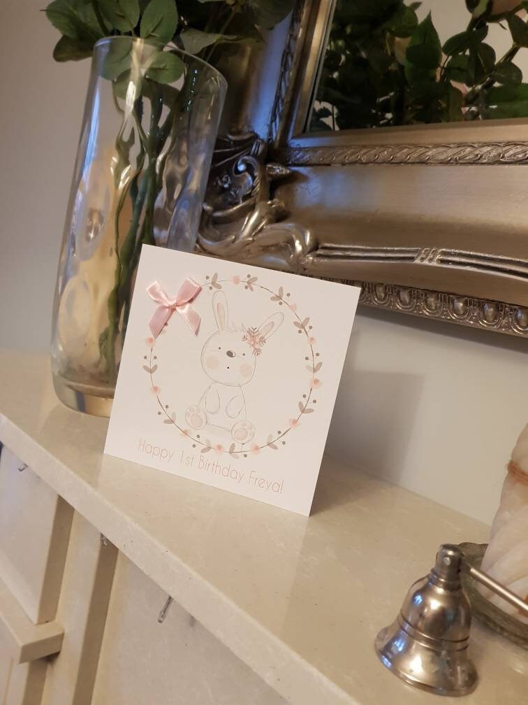 Personalised First Birthday Card