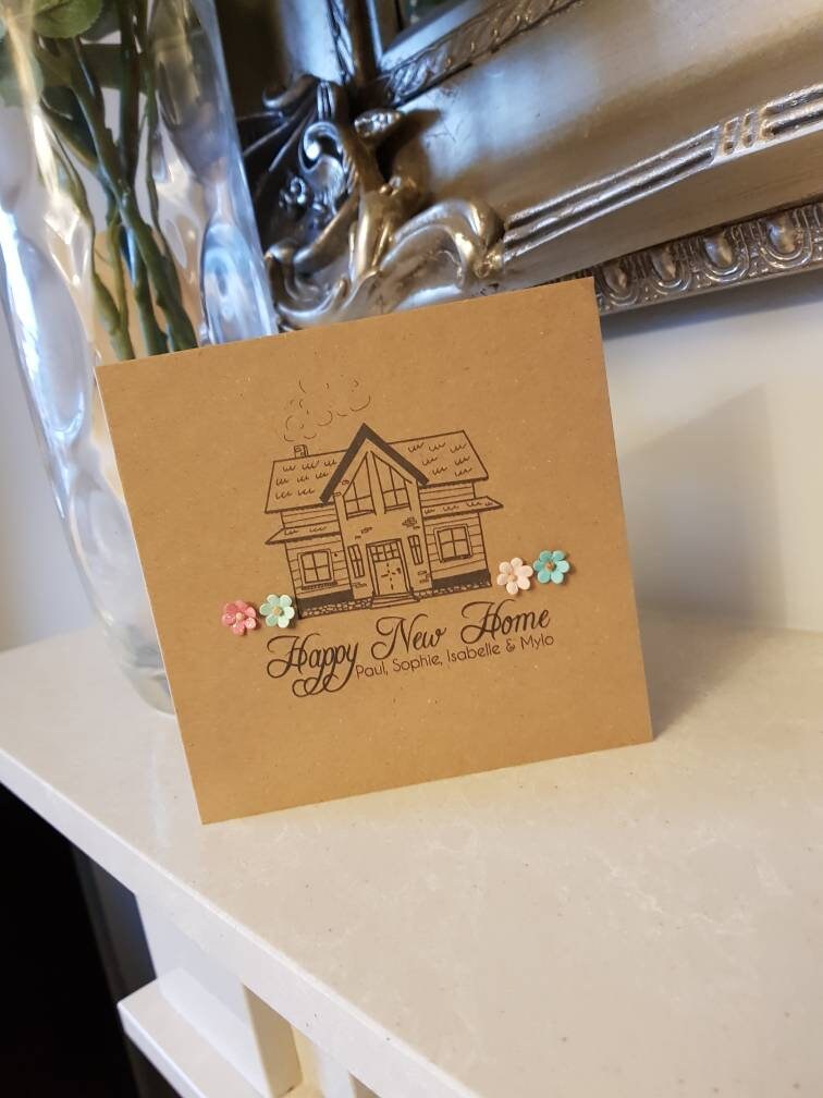 Personalised New Home/Moving Home Card