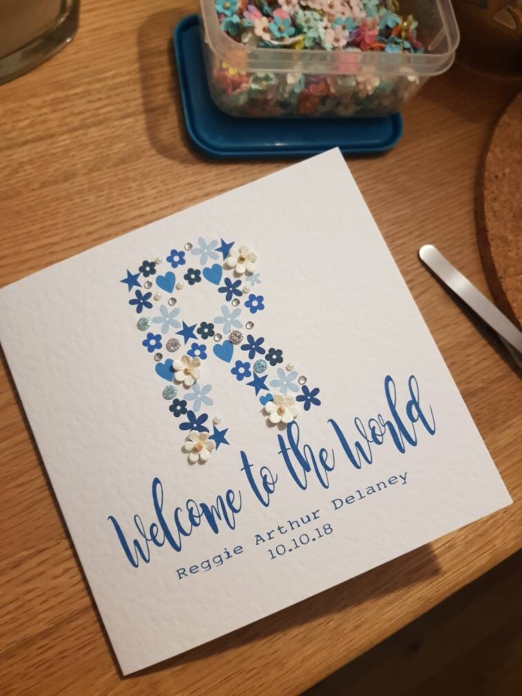 Personalised New Baby Card