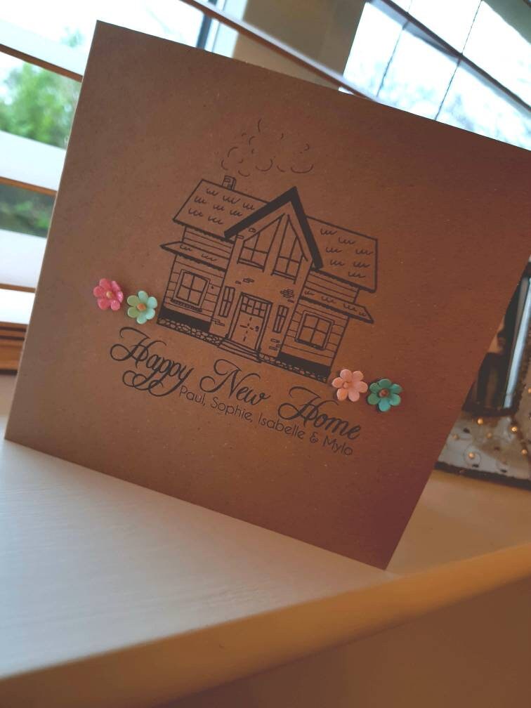 Personalised New Home/Moving Home Card