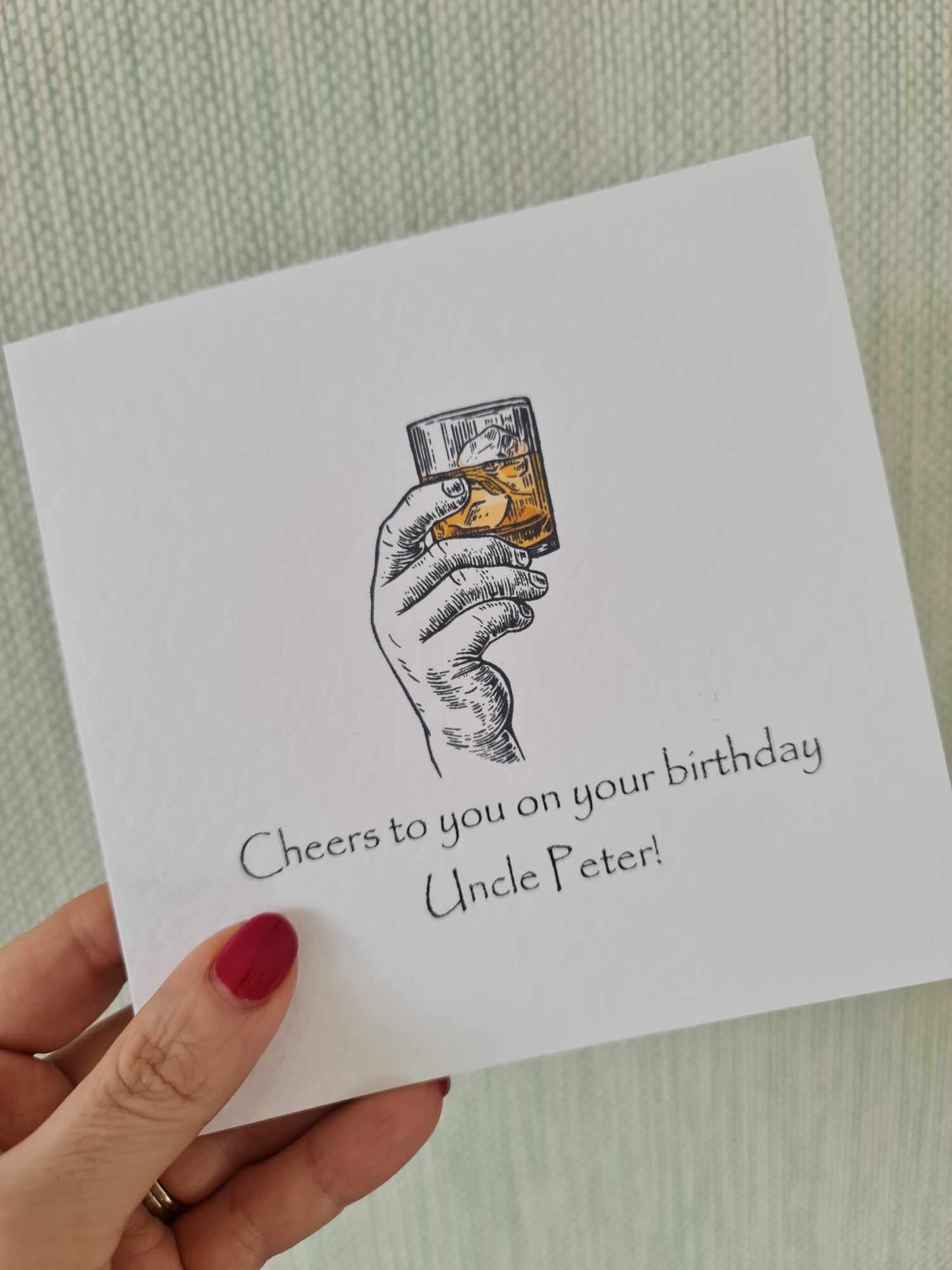 Whiskey Birthday Card