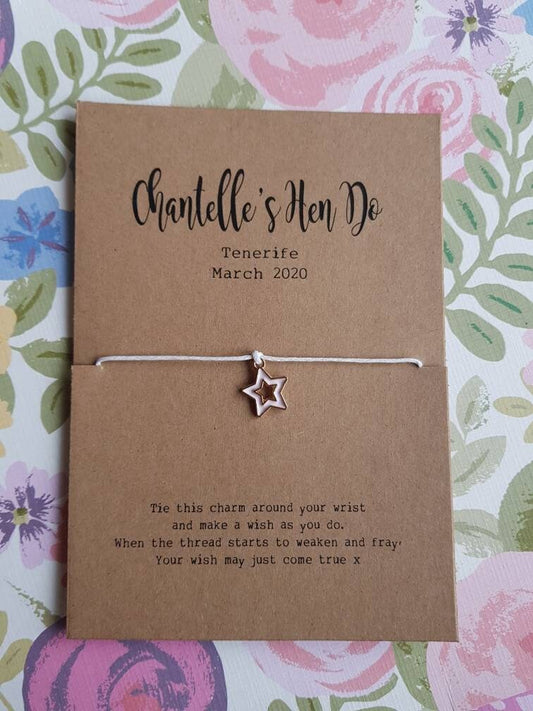 Hen Party Wish Bracelet