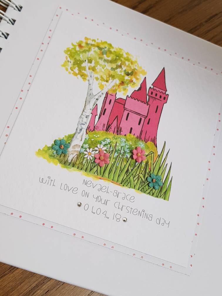 Personalised Christening Guest Book