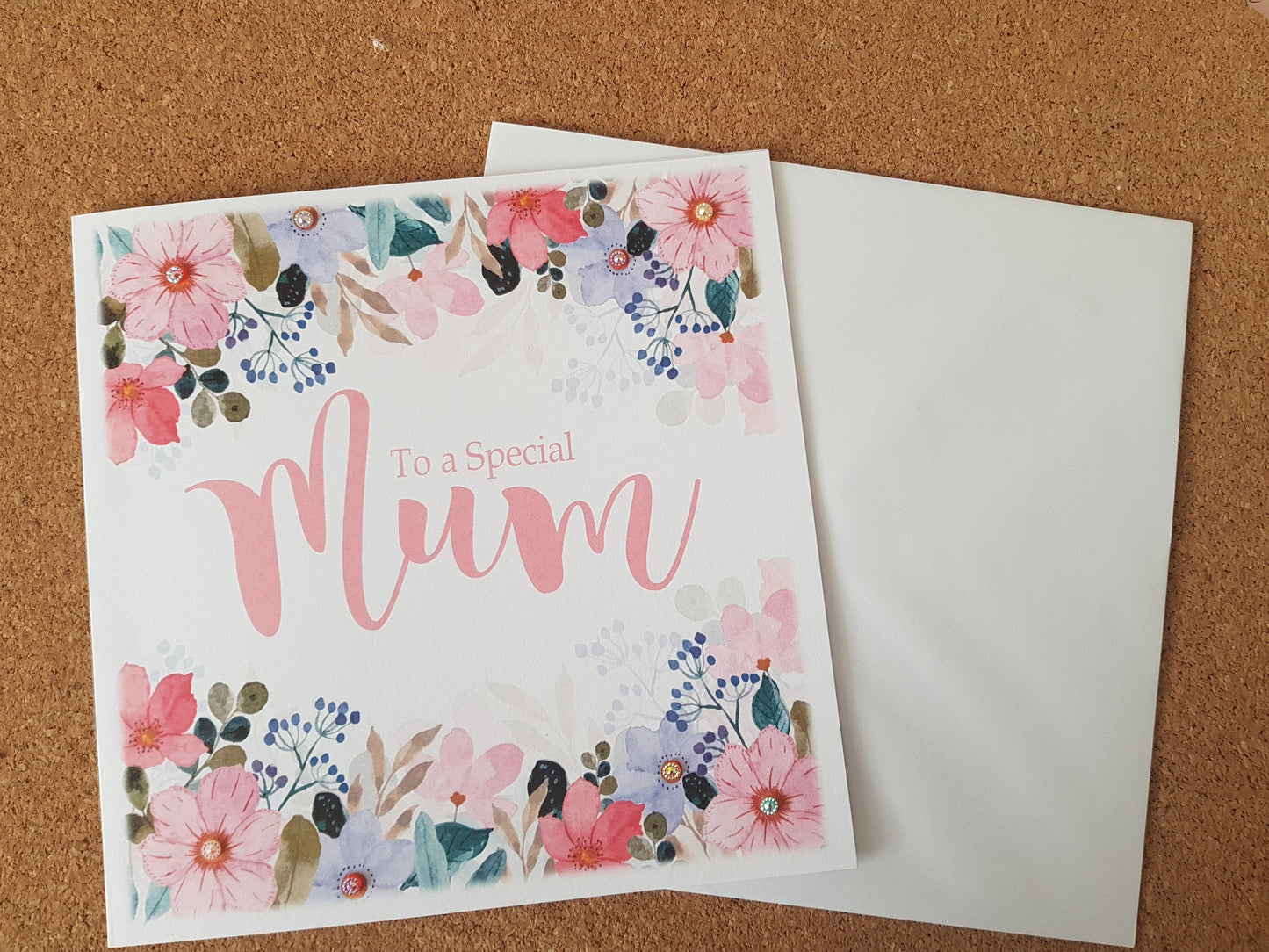 Pretty Personalised Ladies Birthday Card