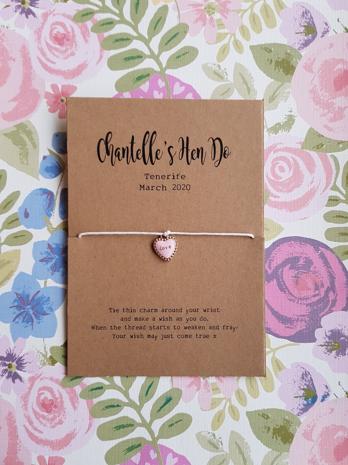 Hen Party Wish Bracelet