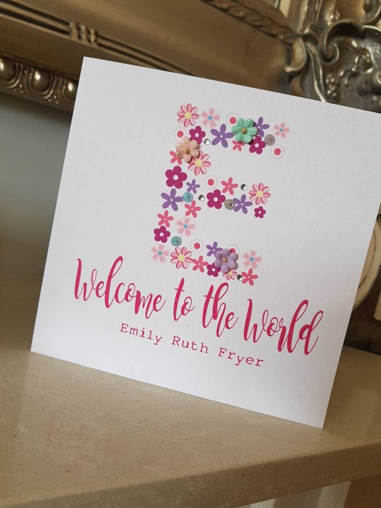 Personalised New Baby Card