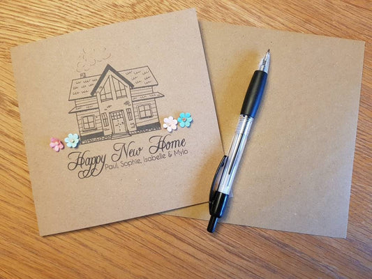Personalised New Home/Moving Home Card