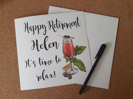 Personalised Retirement Card