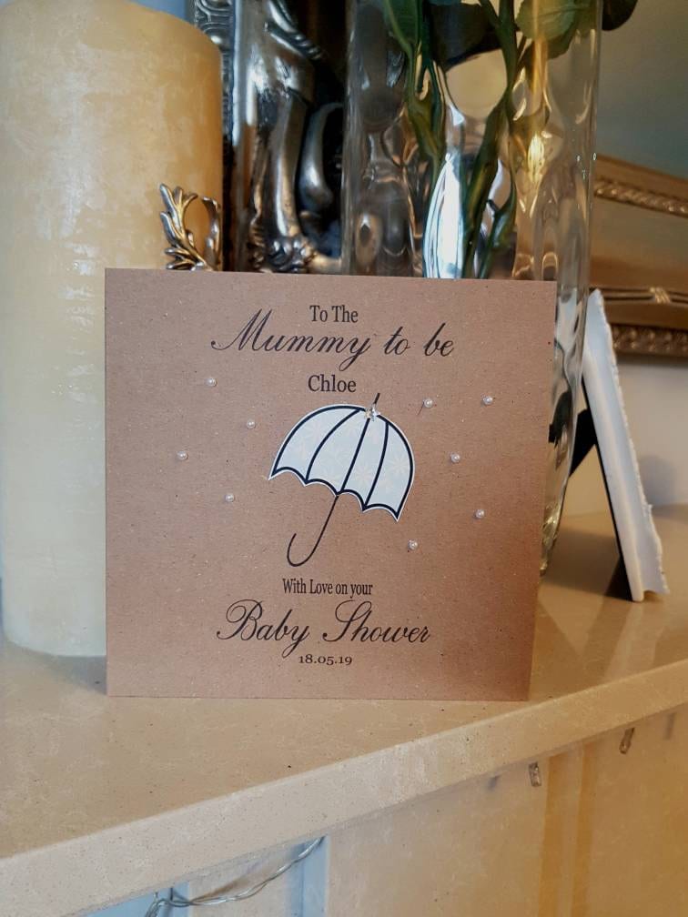 Personalised Baby Shower / Mummy to Be Card