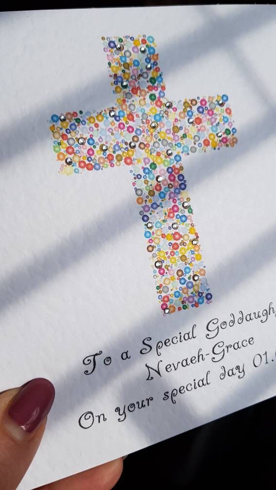 Personalised Christening Card