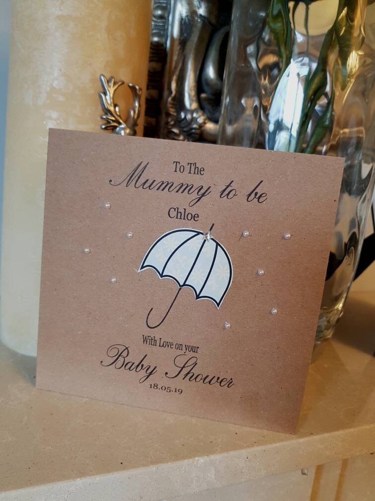 Personalised Baby Shower / Mummy to Be Card