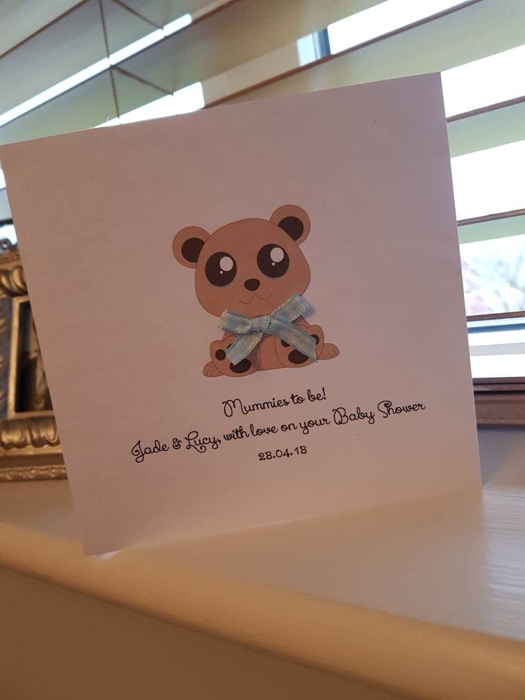 Personalised Baby shower card