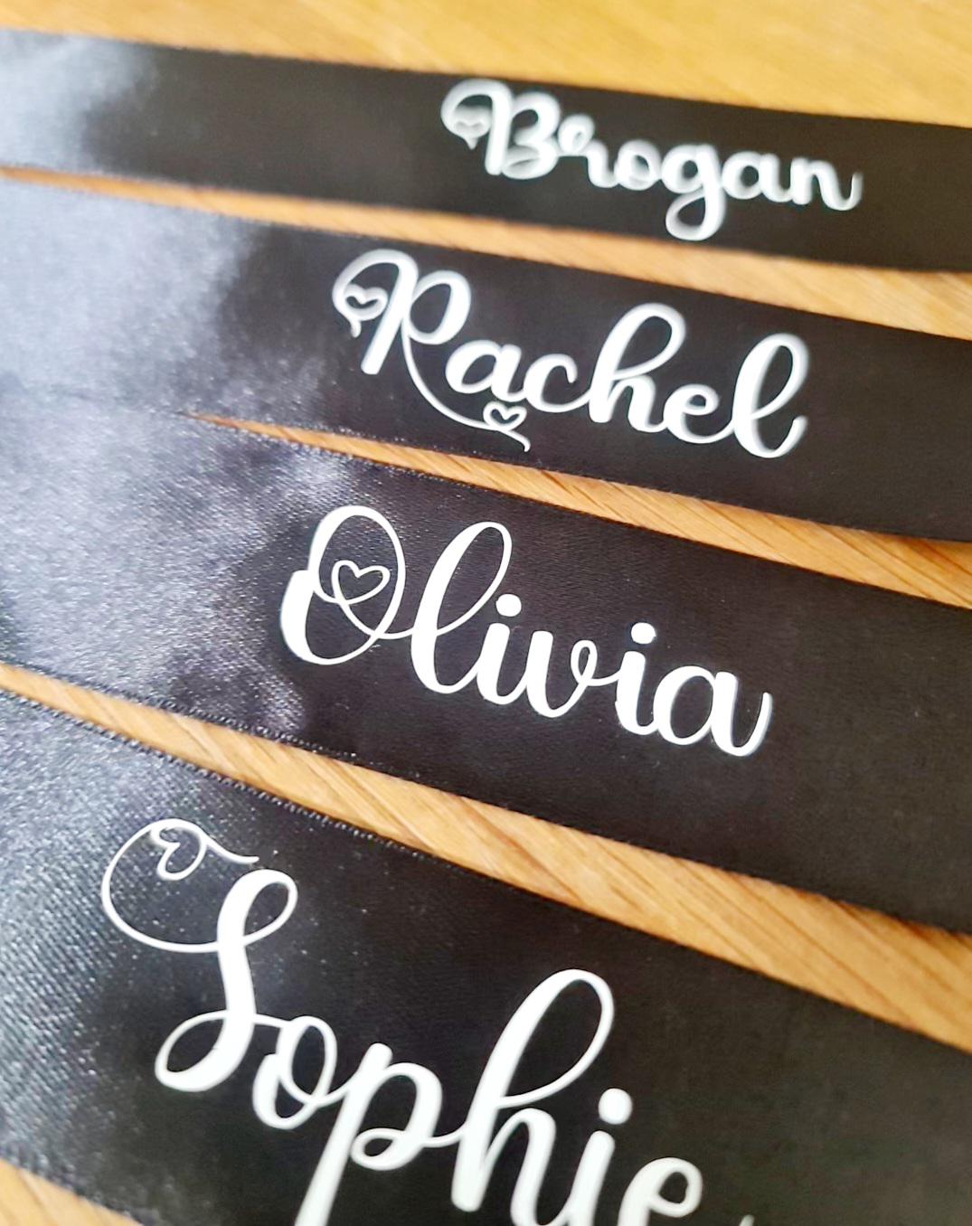Personalised Glass Ribbon