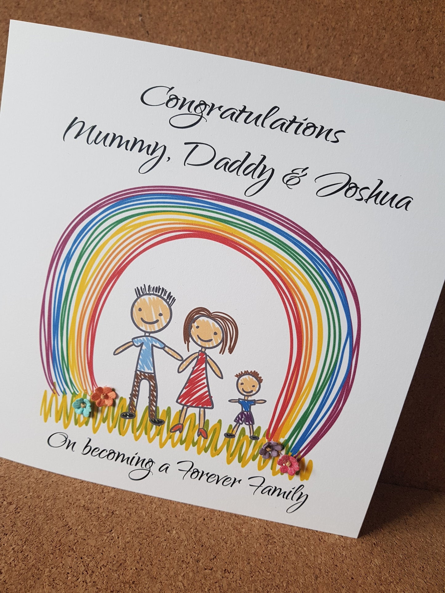 Personalised Adoption Card