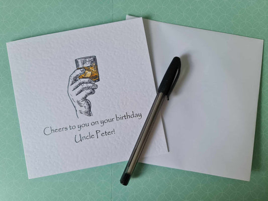 Whiskey Birthday Card