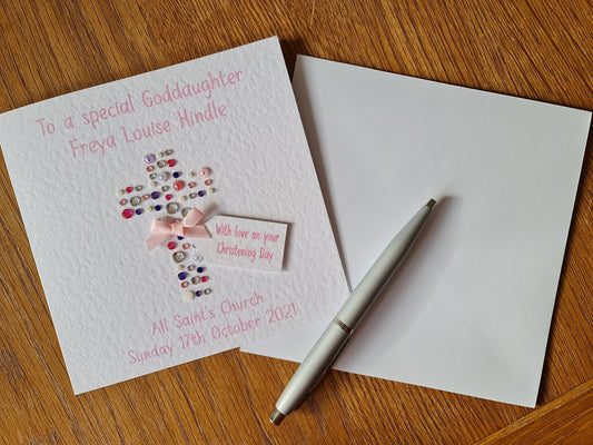 Personalised Christening Card