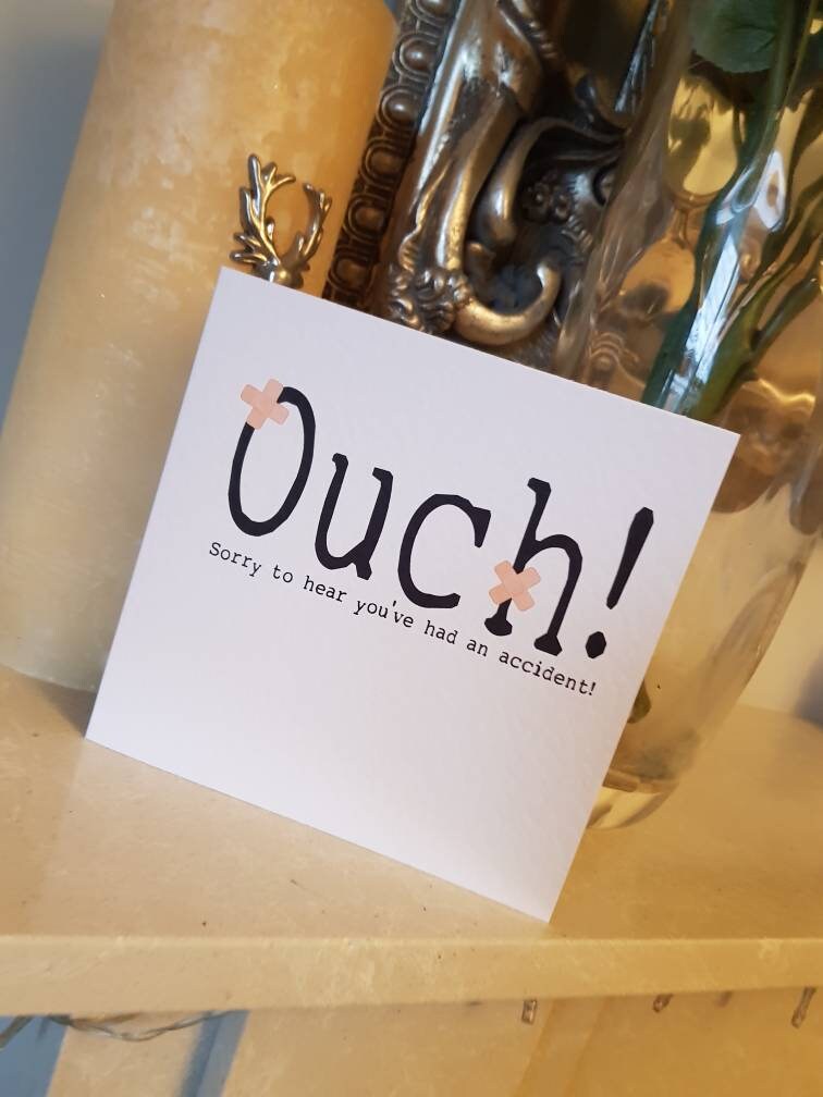 Personalised Get Well Soon Card