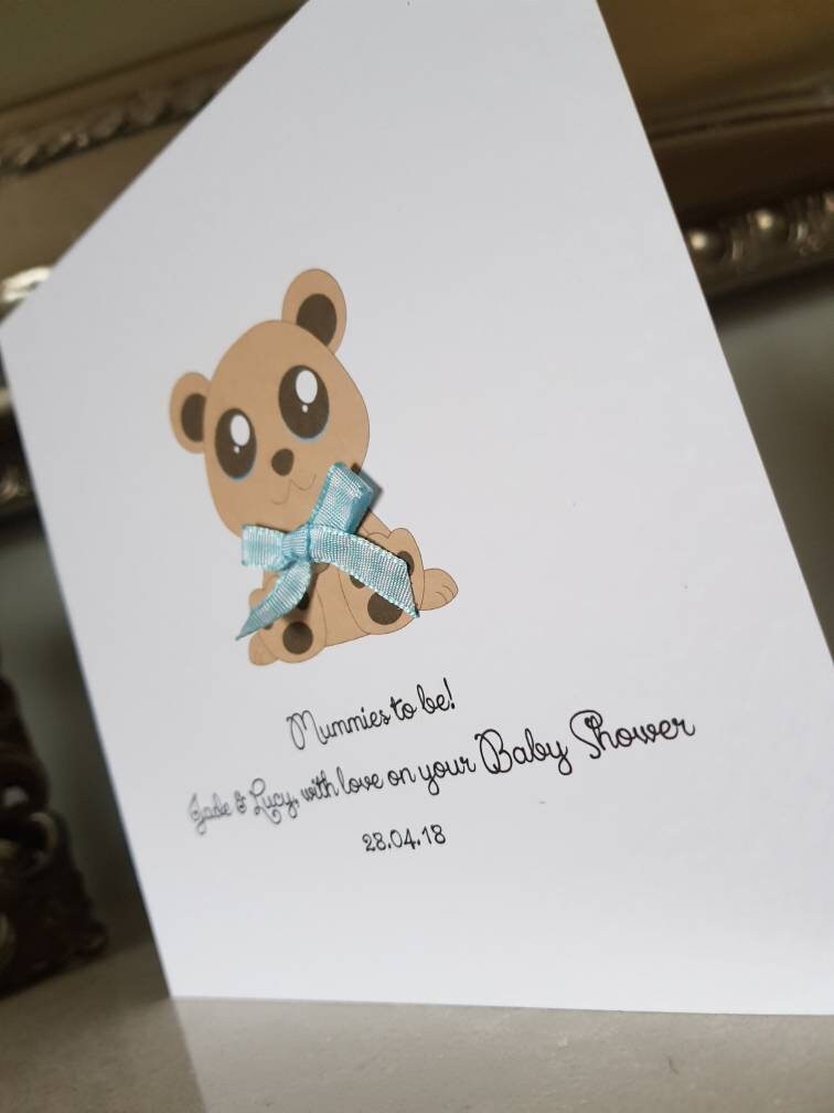 Personalised Baby shower card