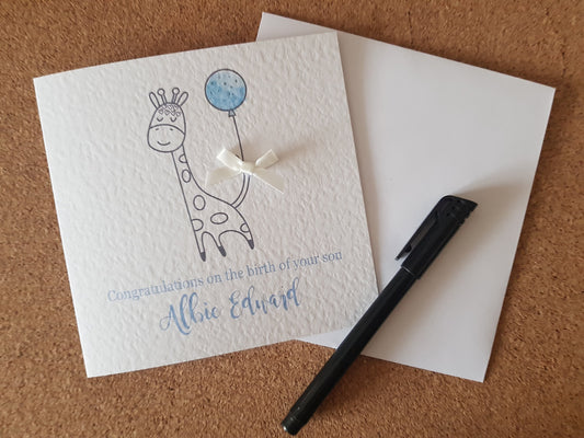 Personalised New Baby Card