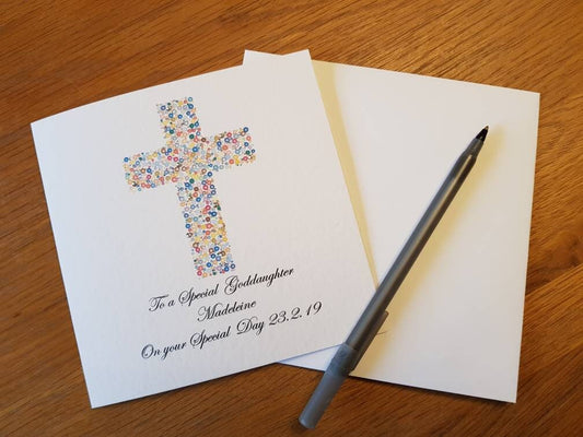 Personalised Christening Card