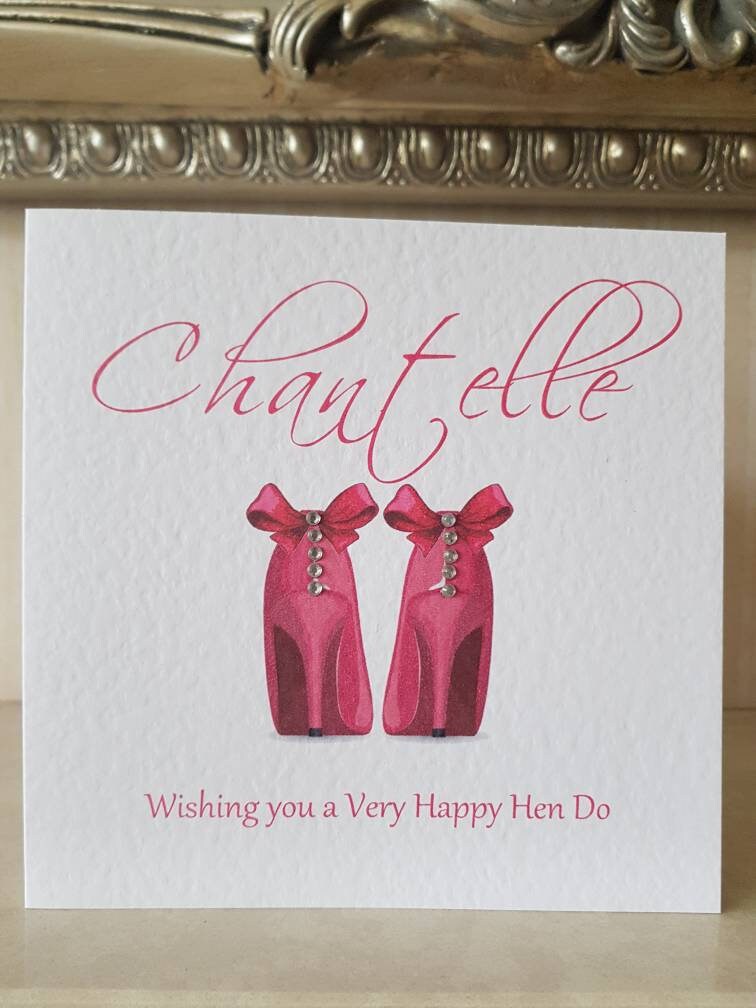 Personalised Hen Party Card