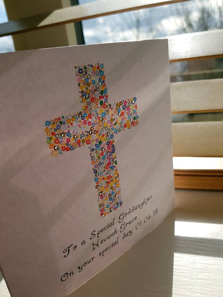 Personalised Christening Card