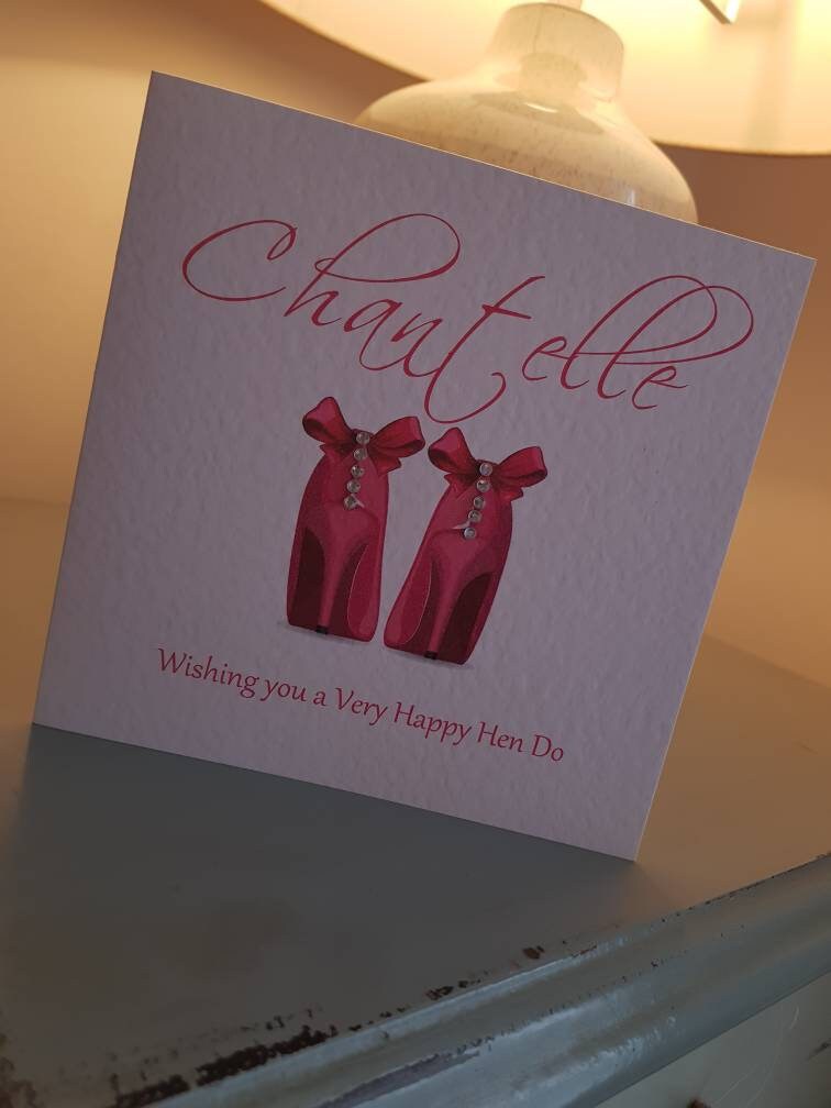 Personalised Hen Party Card