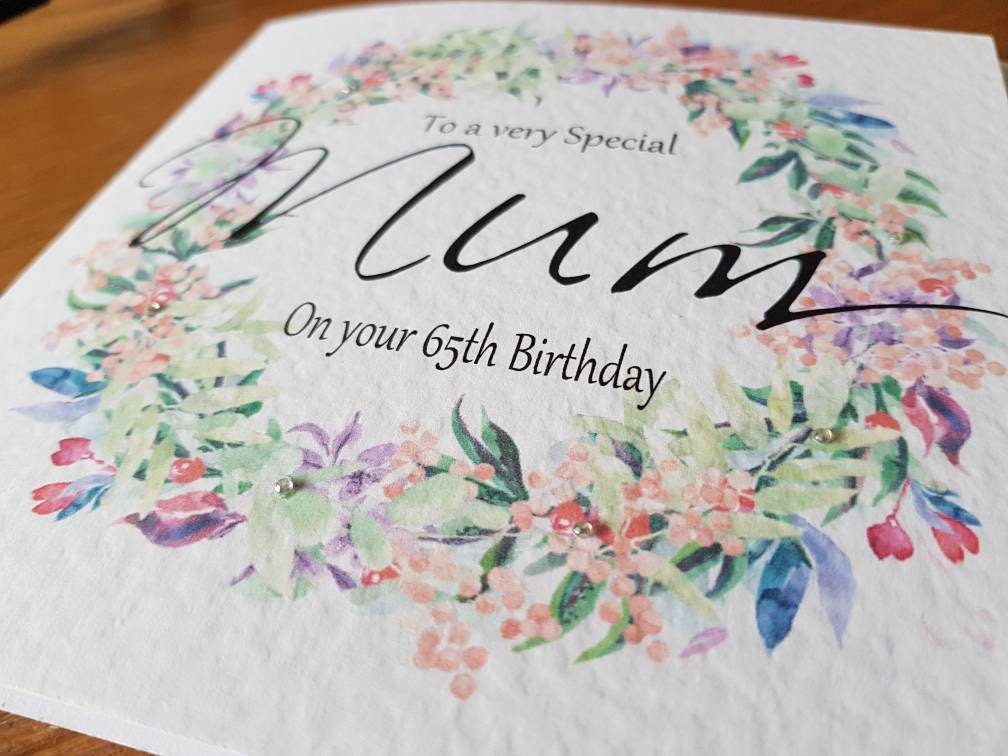 Personalised Mum Birthday Card