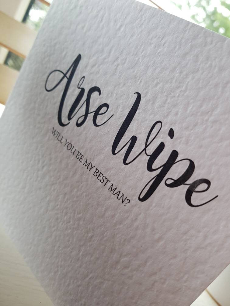 Will you be my Best Man Card