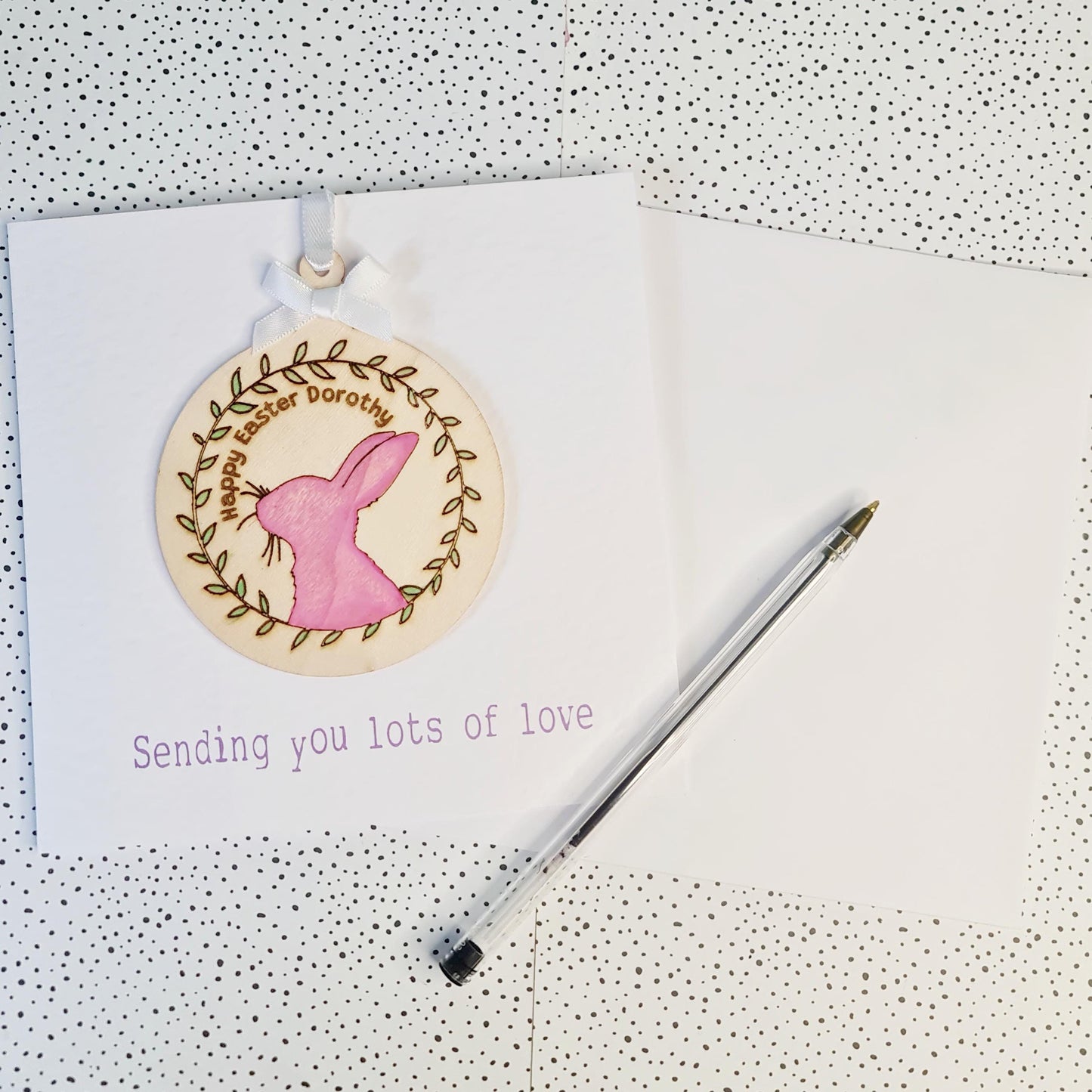 Personalised Easter Decoration Card