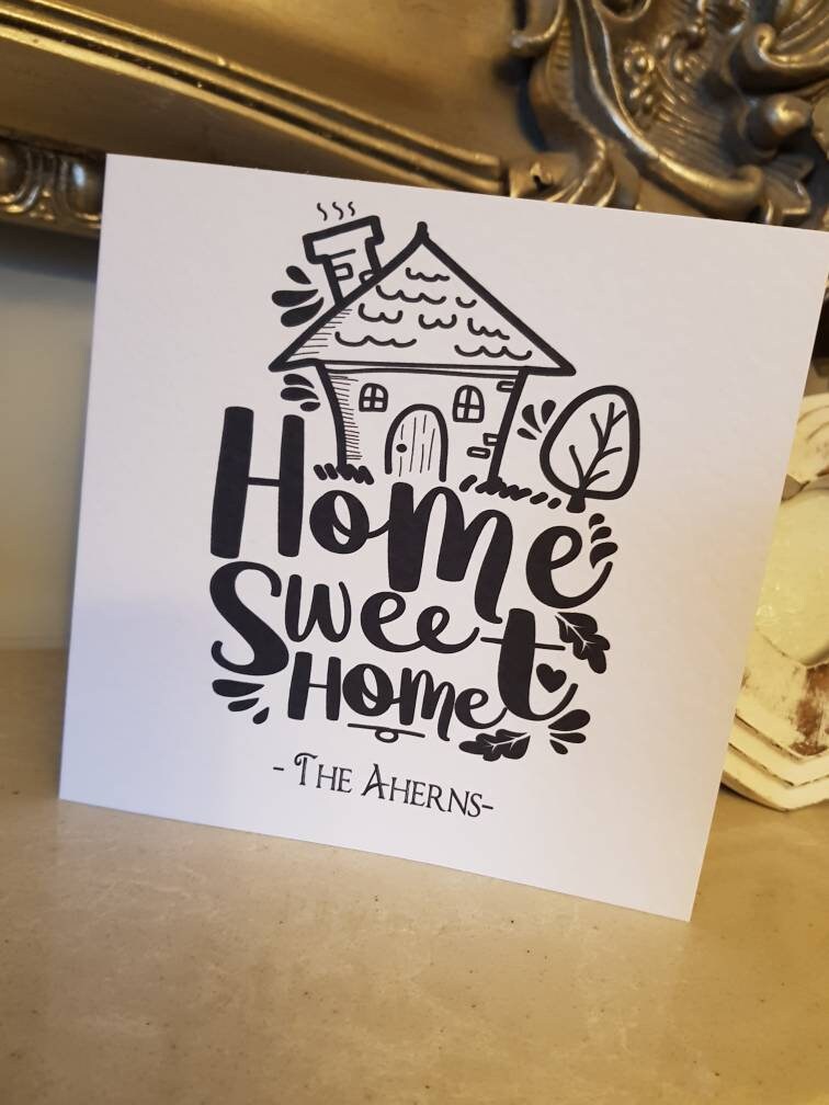 Personalised New Home/Moving Home Card