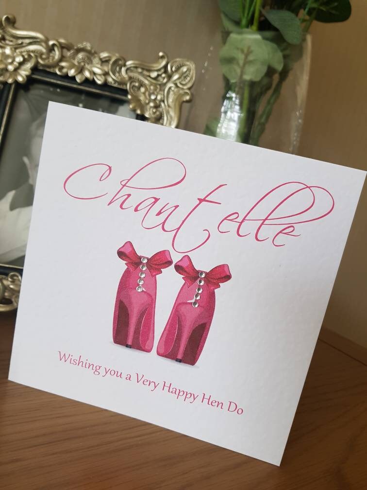 Personalised Hen Party Card