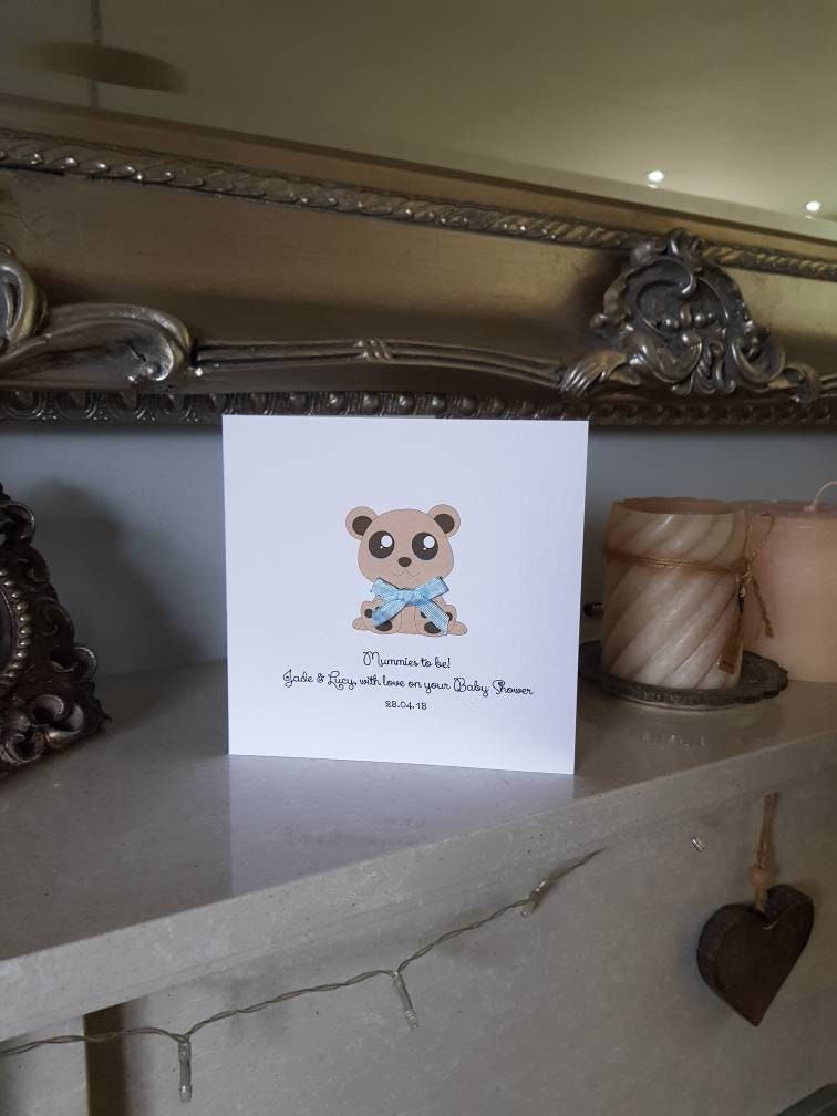 Personalised Baby shower card