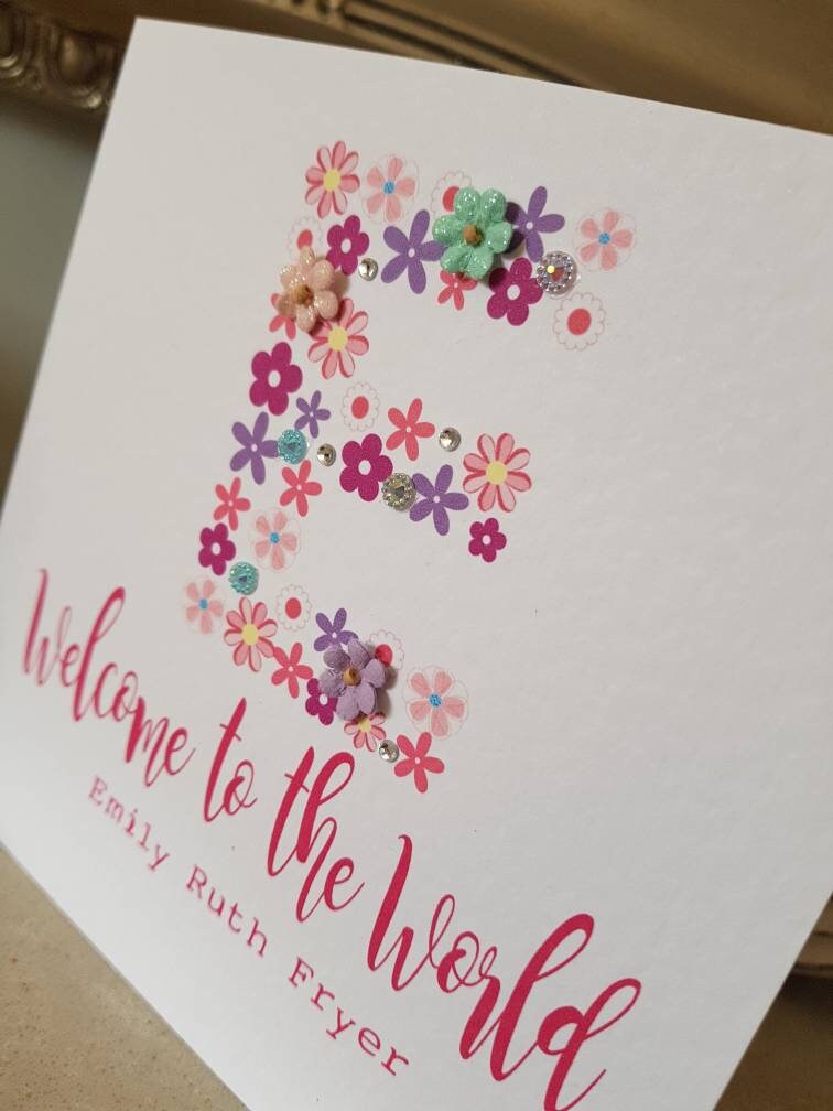 Personalised New Baby Card