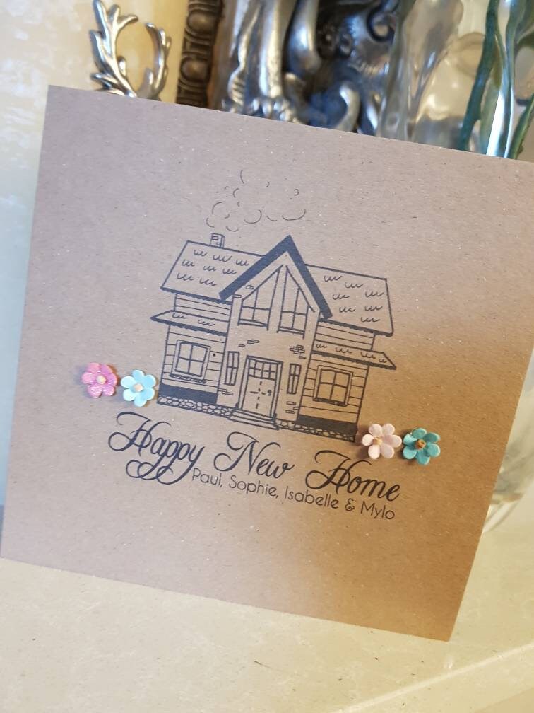 Personalised New Home/Moving Home Card