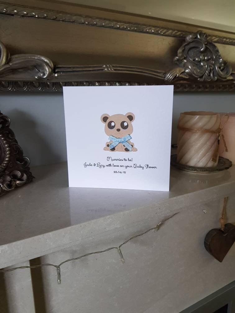 Personalised Baby shower card
