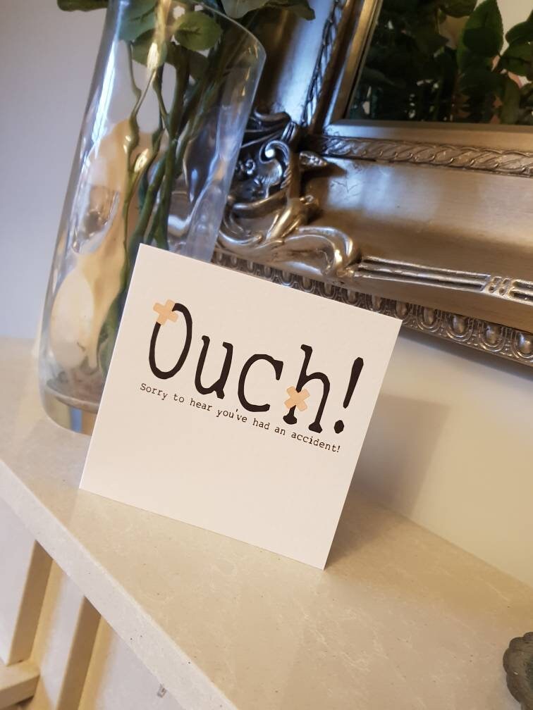 Personalised Get Well Soon Card