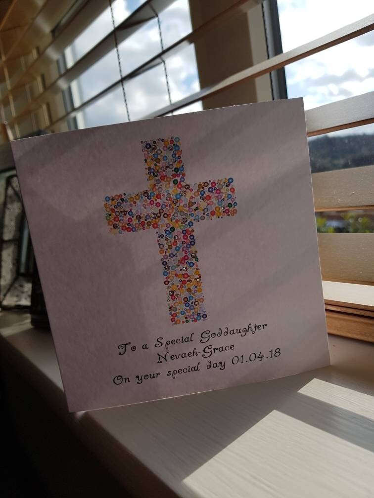 Personalised Christening Card