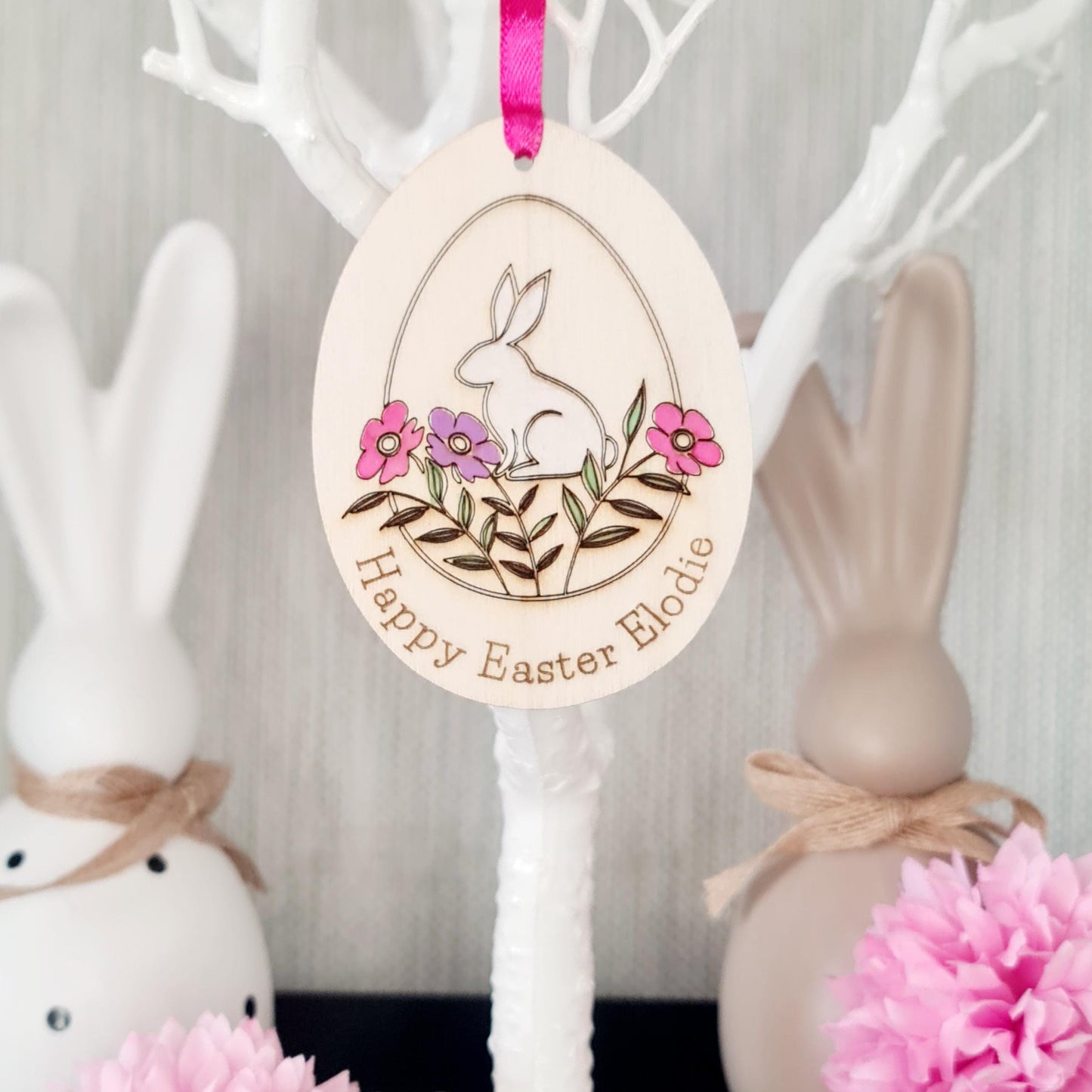Personalised Easter Decoration Card
