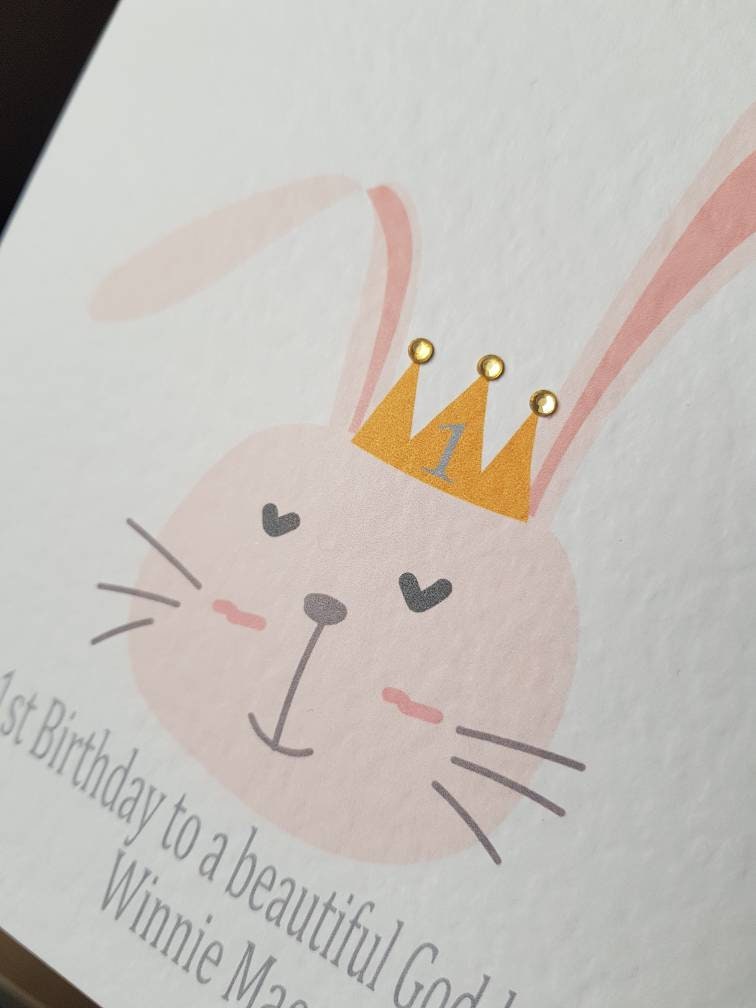 Personalised Girl's Birthday Card