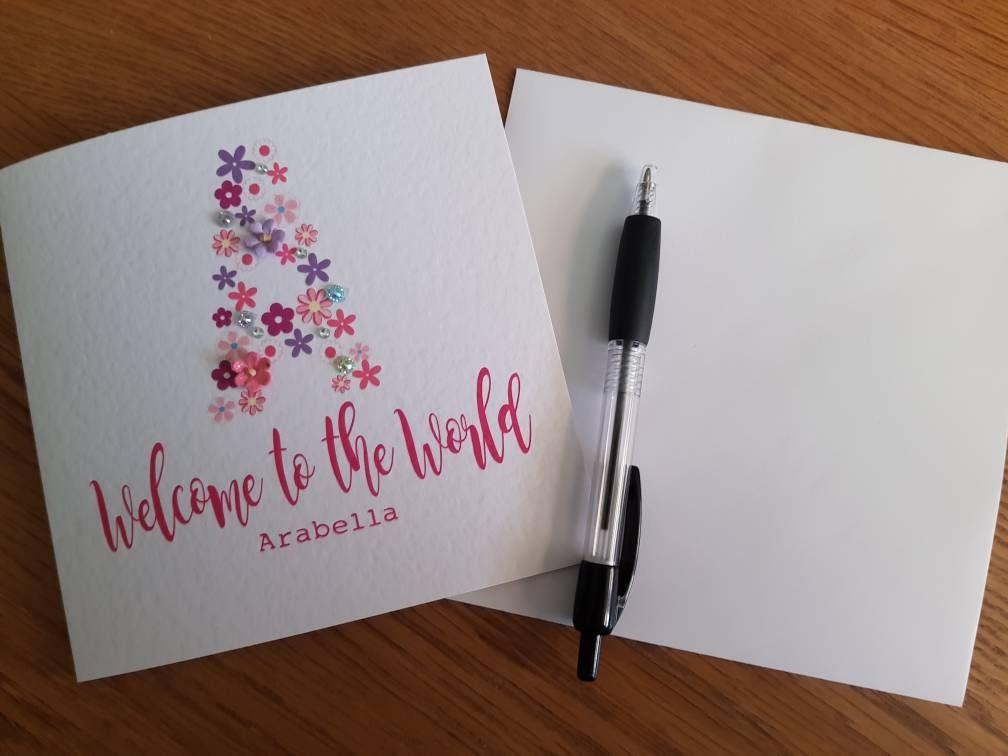 Personalised New Baby Card