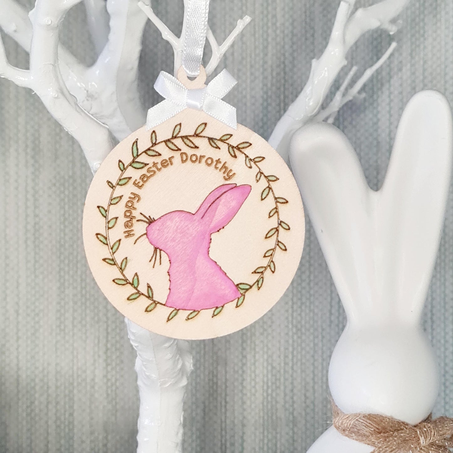 Personalised Easter Decoration Card
