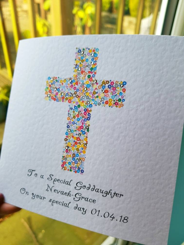 Personalised Christening Card